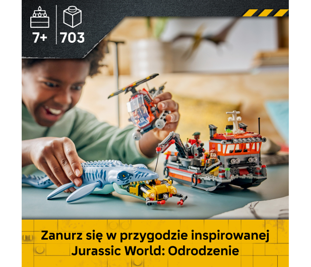 LEGO JURASSIC WORLD 77983 Atak mozazaura na łódź - 1547439 - zdjęcie 5